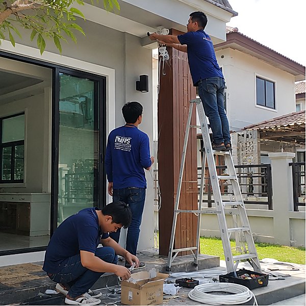 งาน รับติดตั้งเครื่องบันทึก DVR NVRถึงหน้างาน โดย ช่าง CCTV