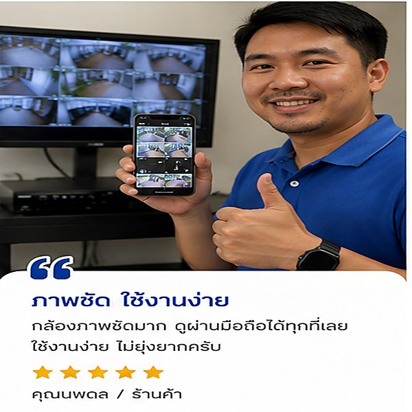 รีวิวผลงาน ช่าง CCTV 4