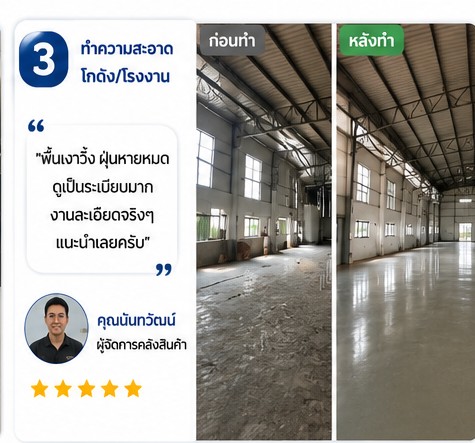 รีวิวผลงานทำความสะอาด 3