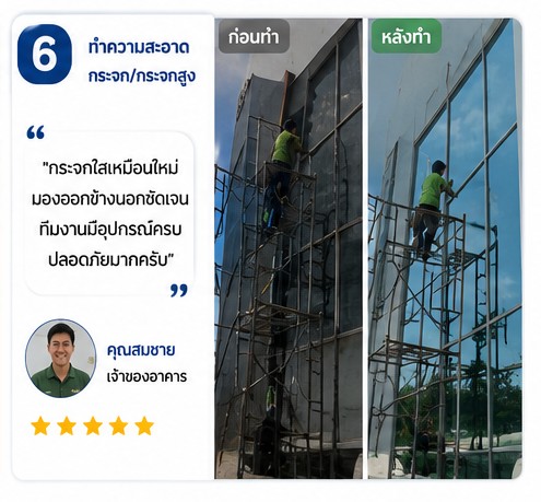 รีวิวผลงานทำความสะอาด 6