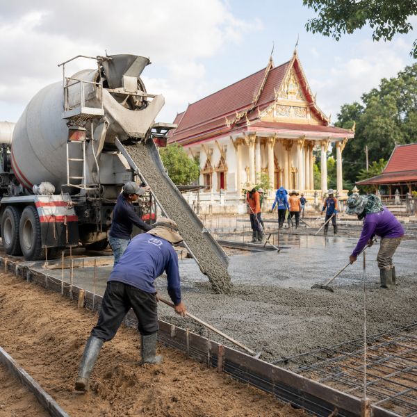 สั่งปูนเข้าหน้างานด่วน โดย โยธินการช่าง